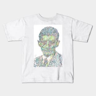 FRANZ KAFKA watercolor portrait .6 Kids T-Shirt